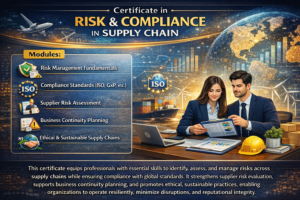 certificate in risk & compliance in supply chain
